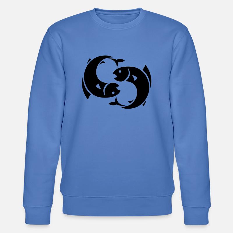 Fisch - Stanley/Stella Unisex Bio-Sweatshirt CHANGER  - Blau