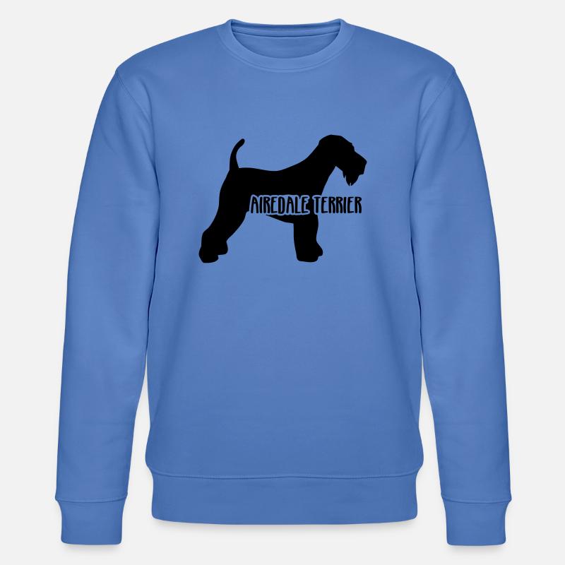 Airedale Terrier - Sweat bio CHANGER Stanley/Stella Unisexe - bleu