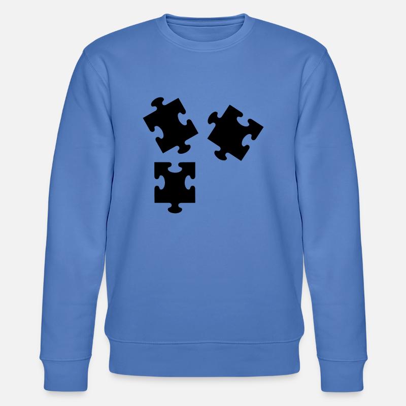 Puzzle - Stanley/Stella Unisex Bio-Sweatshirt CHANGER  - Blau