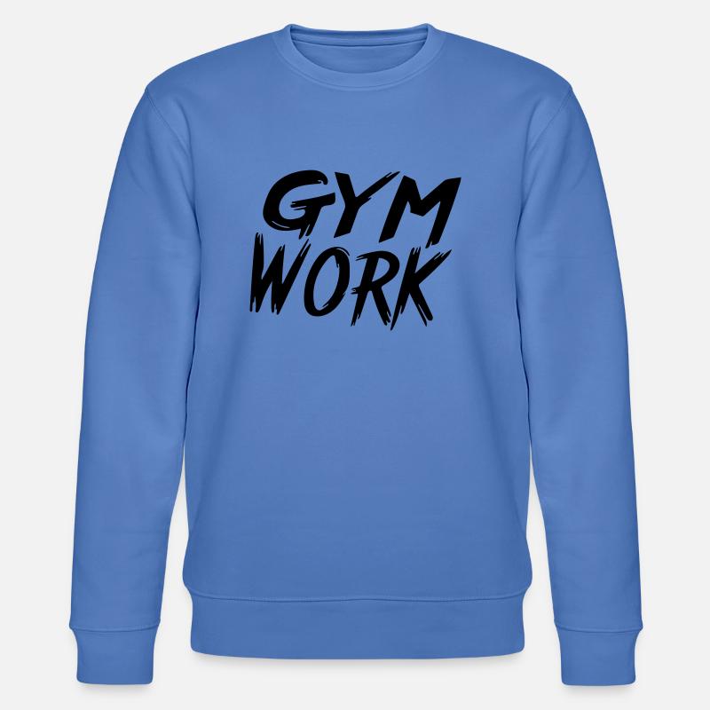Fitnessstudioarbeit - Stanley/Stella Unisex Bio-Sweatshirt CHANGER  - Blau
