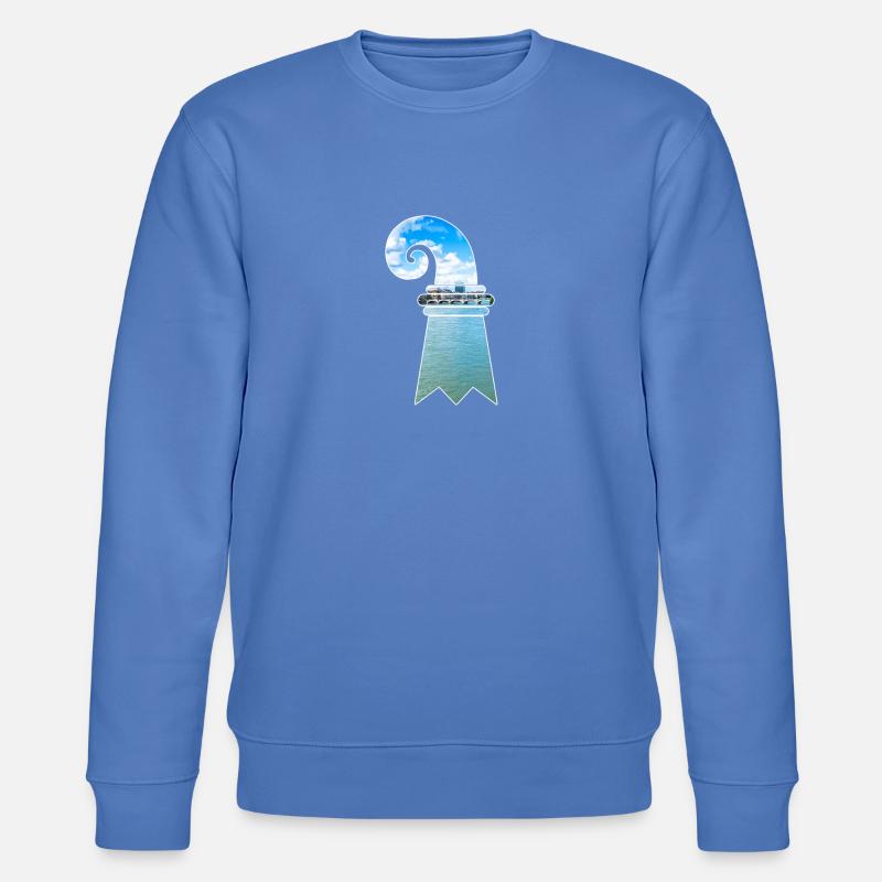 Baslerstab - Stanley/Stella Unisex Bio-Sweatshirt CHANGER - Blau