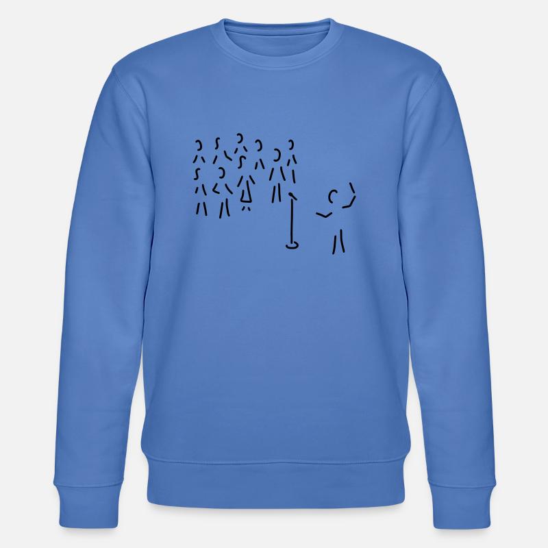 chor-gesang mit dirigent - Stanley/Stella Unisex Bio-Sweatshirt CHANGER  - Blau