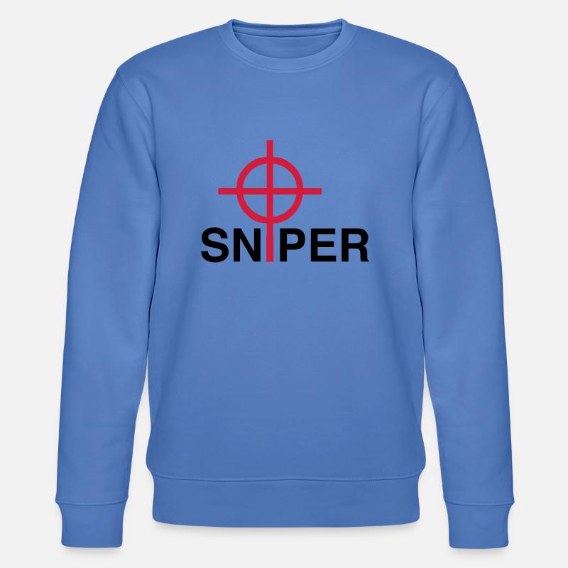 Sniper - Stanley/Stella Unisex Bio-Sweatshirt CHANGER  - Blau