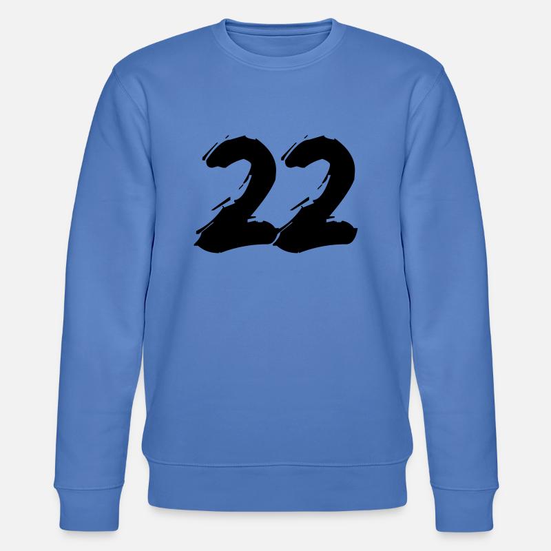 Brushed 22 - Stanley/Stella Unisex Bio-Sweatshirt CHANGER  - Blau