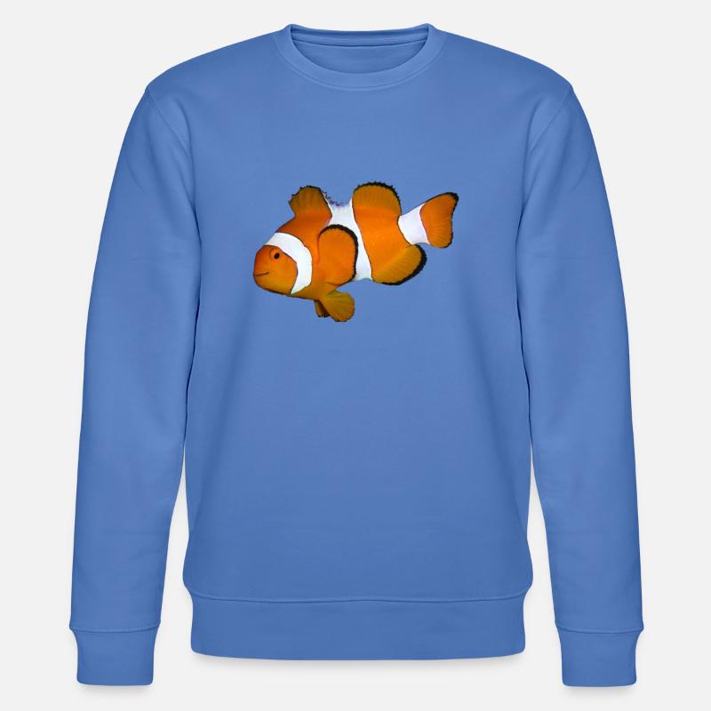 fisch1 - Stanley/Stella Unisex Bio-Sweatshirt CHANGER  - Blau