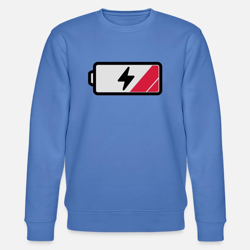Akku low - Stanley/Stella Unisex Bio-Sweatshirt CHANGER  - Blau