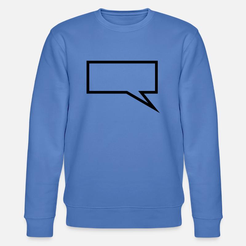 sprechblase - Stanley/Stella Unisex Bio-Sweatshirt CHANGER  - Blau
