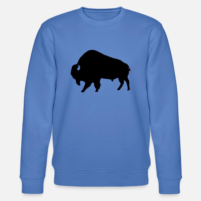 Bison - Stanley/Stella Unisex Bio-Sweatshirt CHANGER  - Blau