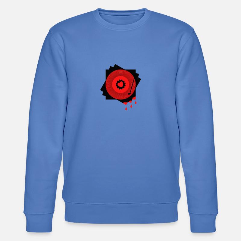 mit Herzblut am Deck - Stanley/Stella Unisex Bio-Sweatshirt CHANGER  - Blau