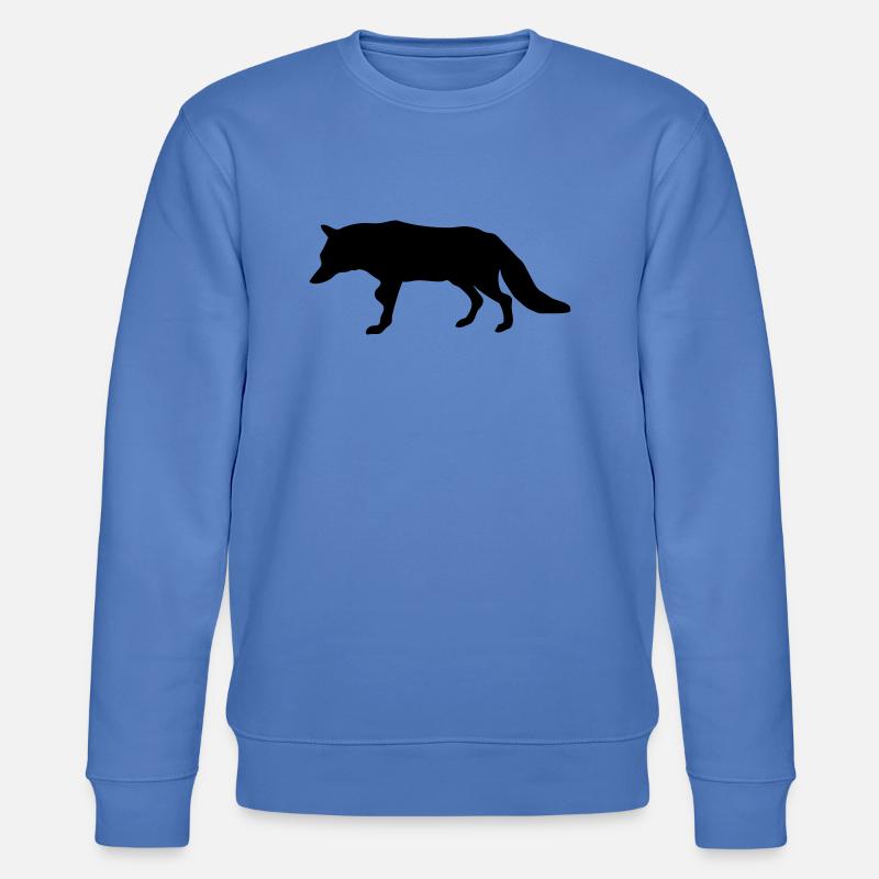 Fuchs - Fox - Stanley/Stella Unisex Bio-Sweatshirt CHANGER  - Blau