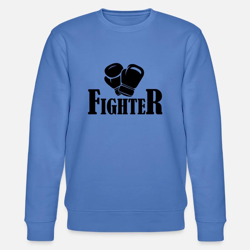 fighter - Stanley/Stella Unisex Bio-Sweatshirt CHANGER  - Blau