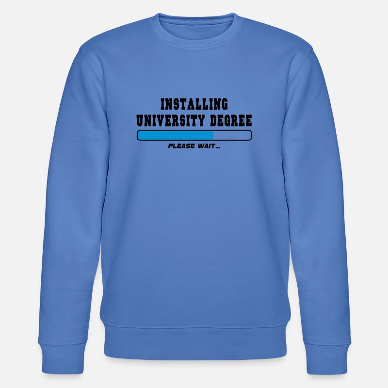 installing degree - Stanley/Stella Unisex Bio-Sweatshirt CHANGER  - Blau