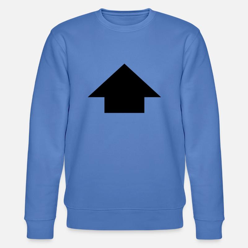 arrow up - Stanley/Stella Unisex Bio-Sweatshirt CHANGER - Blau