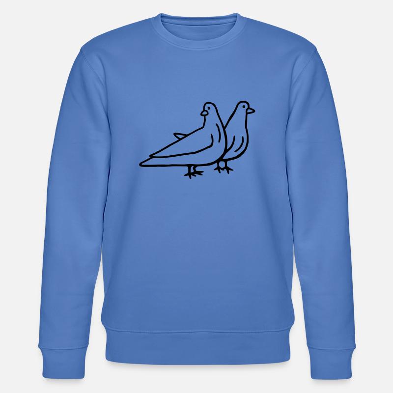 2 Tauben - Stanley/Stella Unisex Bio-Sweatshirt CHANGER  - Blau