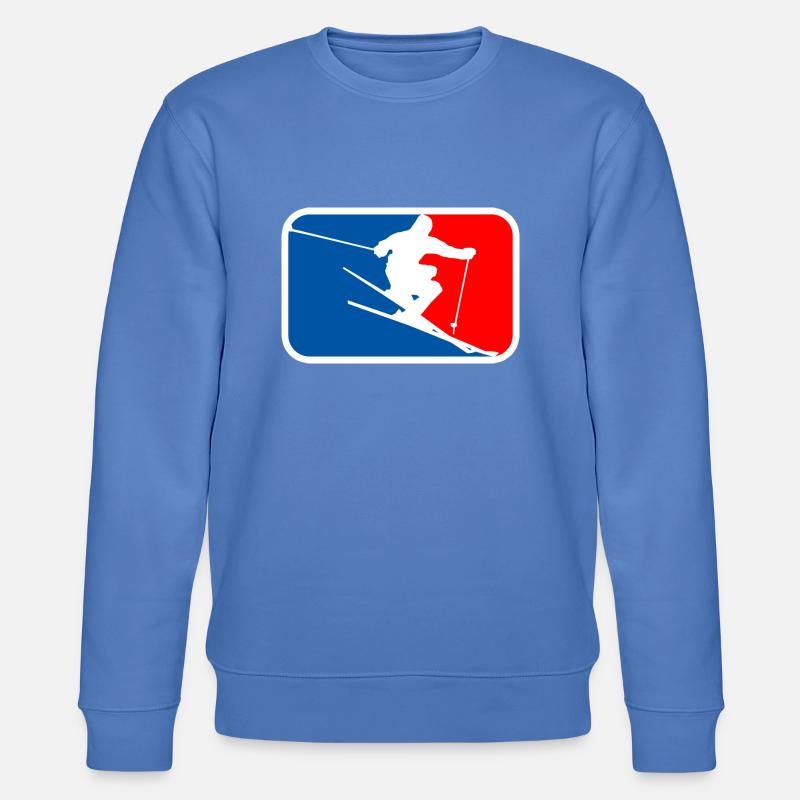 logo de ski - Sweat bio CHANGER Stanley/Stella Unisexe - bleu