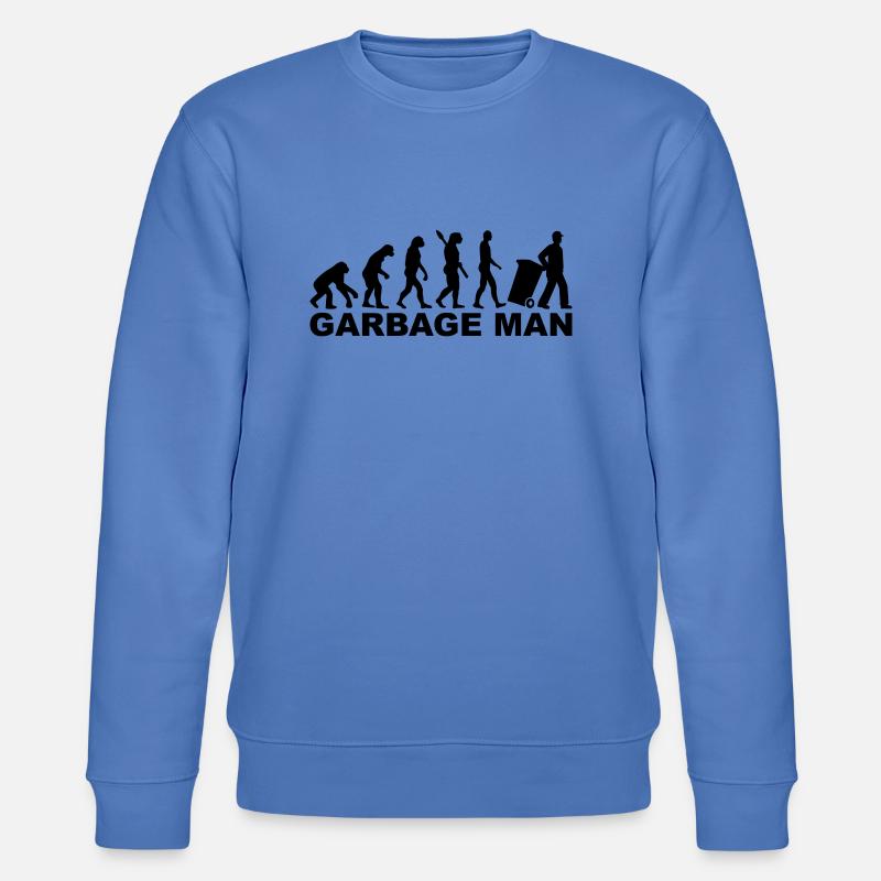 Garbage man - Sweat bio CHANGER Stanley/Stella Unisexe - bleu