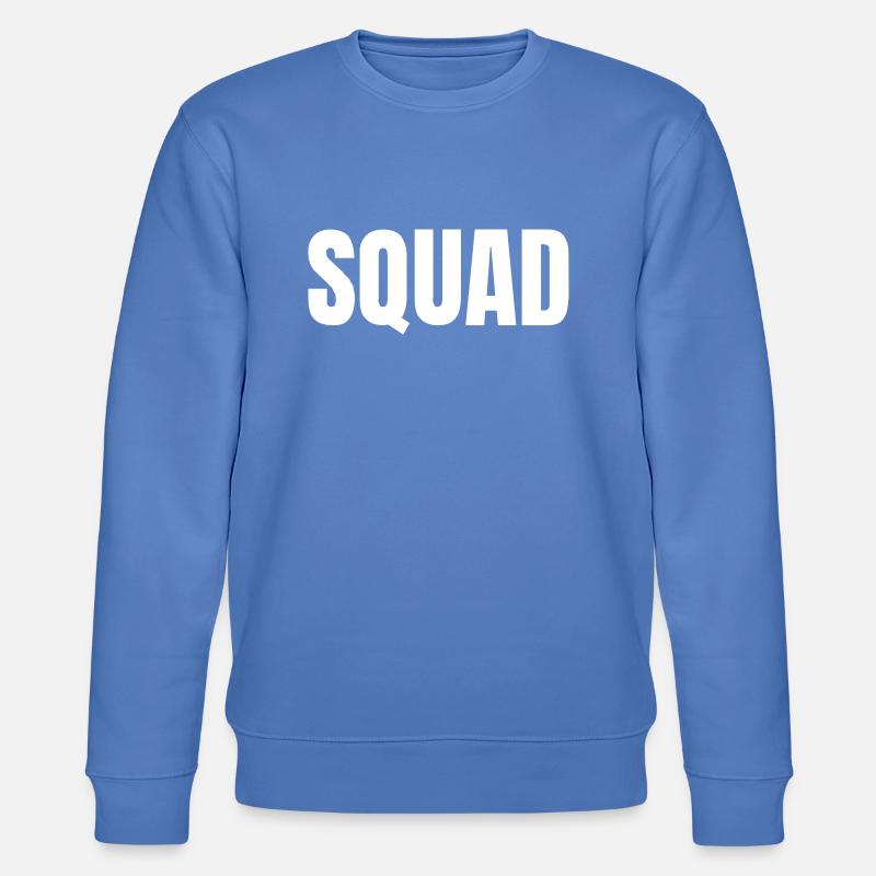 SQUAD | Geschenk Idee - Stanley/Stella Unisex Bio-Sweatshirt CHANGER  - Blau