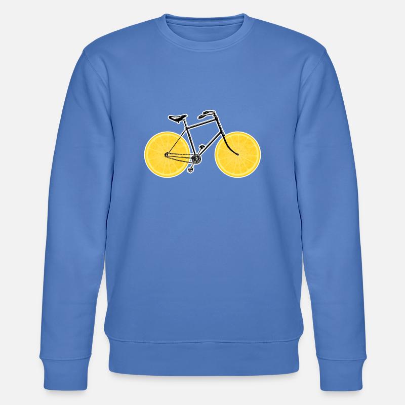 Vélo citron - Sweat bio CHANGER Stanley/Stella Unisexe - bleu