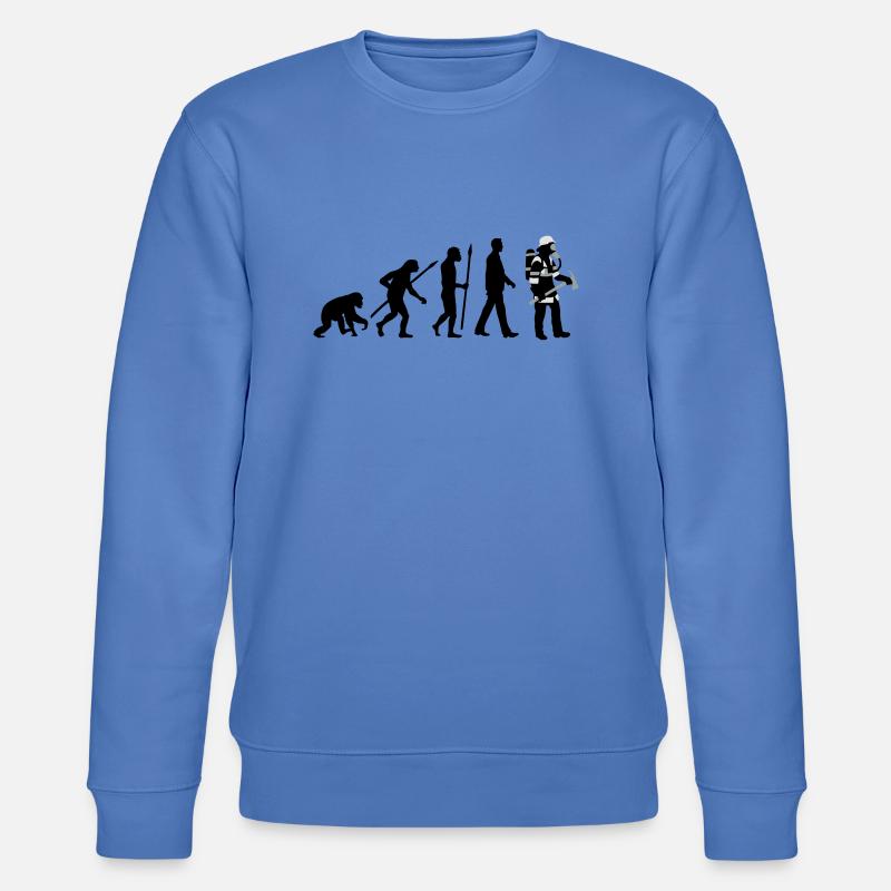 evolution_feuerwehrmann_012015_c_3c - Stanley/Stella Unisex Bio-Sweatshirt CHANGER  - Blau