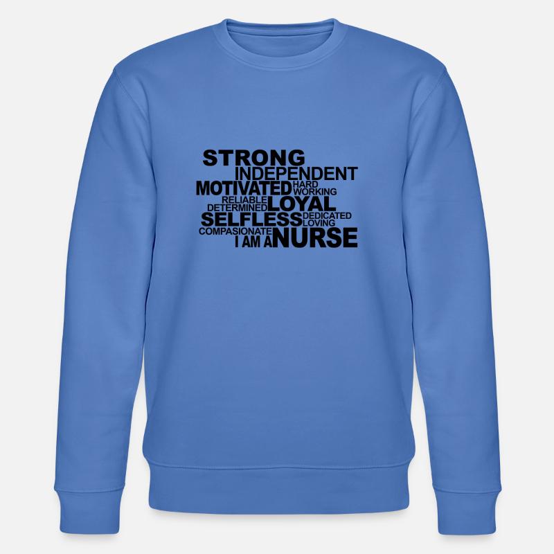 Beste Krankenschwester! - Stanley/Stella Unisex Bio-Sweatshirt CHANGER  - Blau