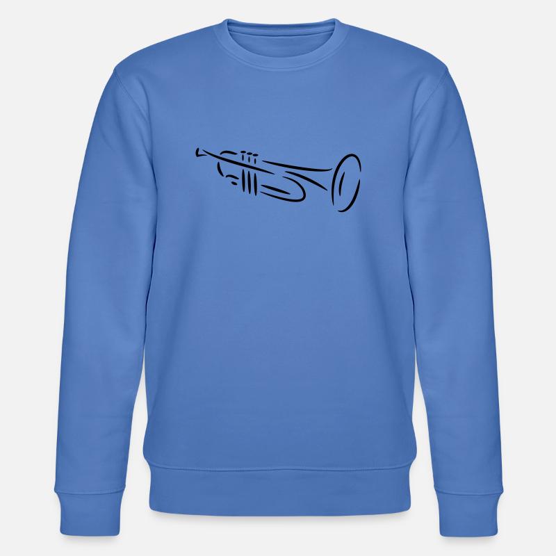 Trumpet - Stanley/Stella Unisex Bio-Sweatshirt CHANGER  - Blau