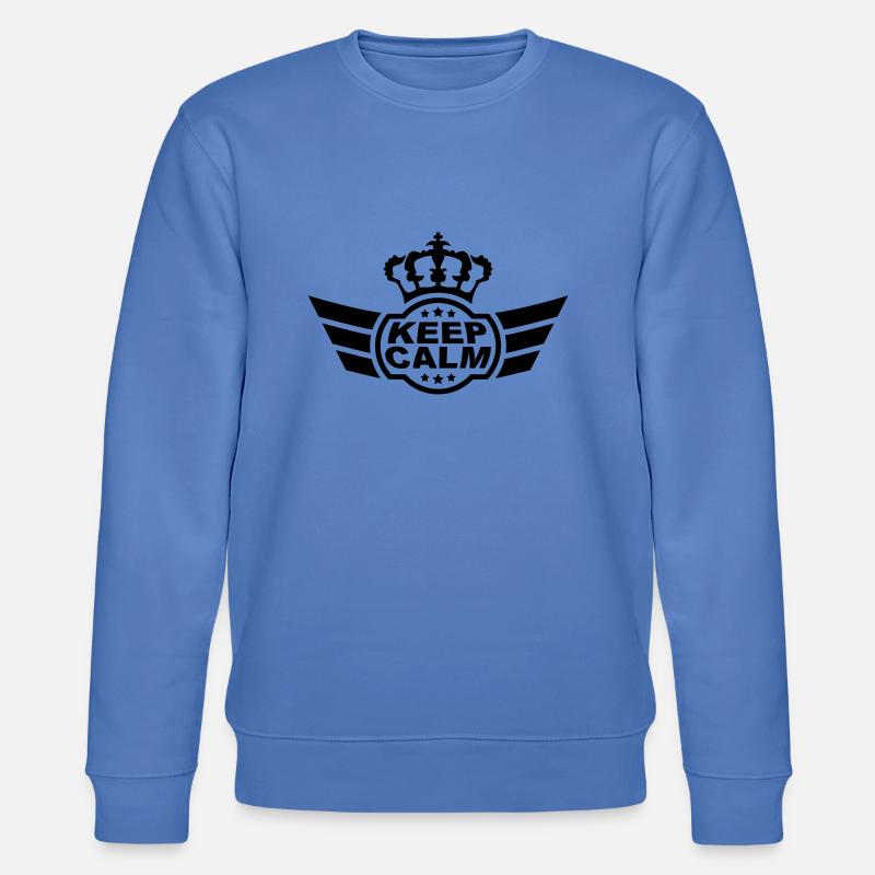 Keep Calm - Sweat bio CHANGER Stanley/Stella Unisexe - bleu