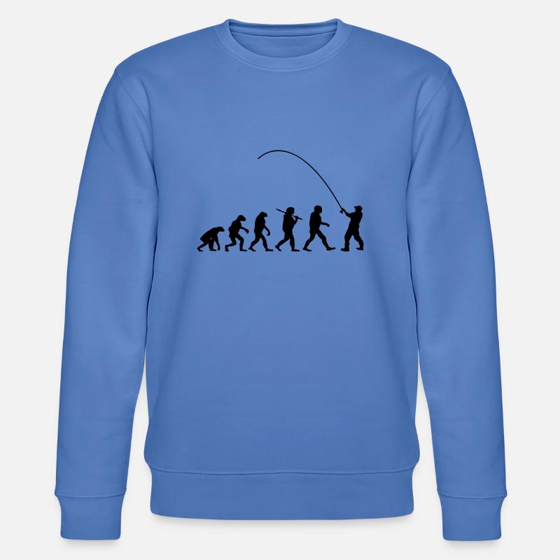 Evolution pecheur - Sweat bio CHANGER Stanley/Stella Unisexe - bleu