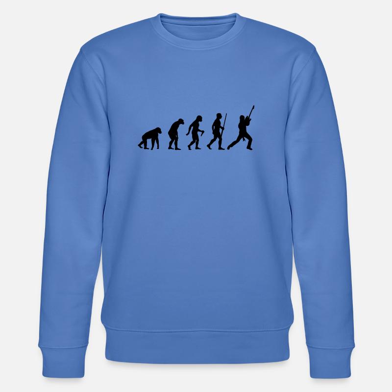 Electro Guitar Evolution - Stanley/Stella Unisex Bio-Sweatshirt CHANGER  - Blau