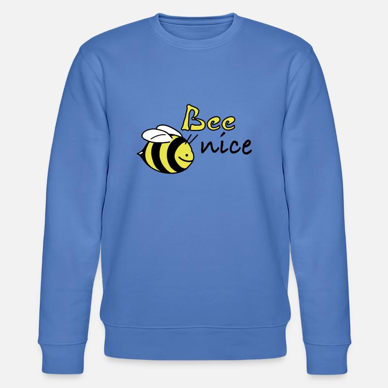 bee nice - Stanley/Stella Unisex Bio-Sweatshirt CHANGER  - Blau
