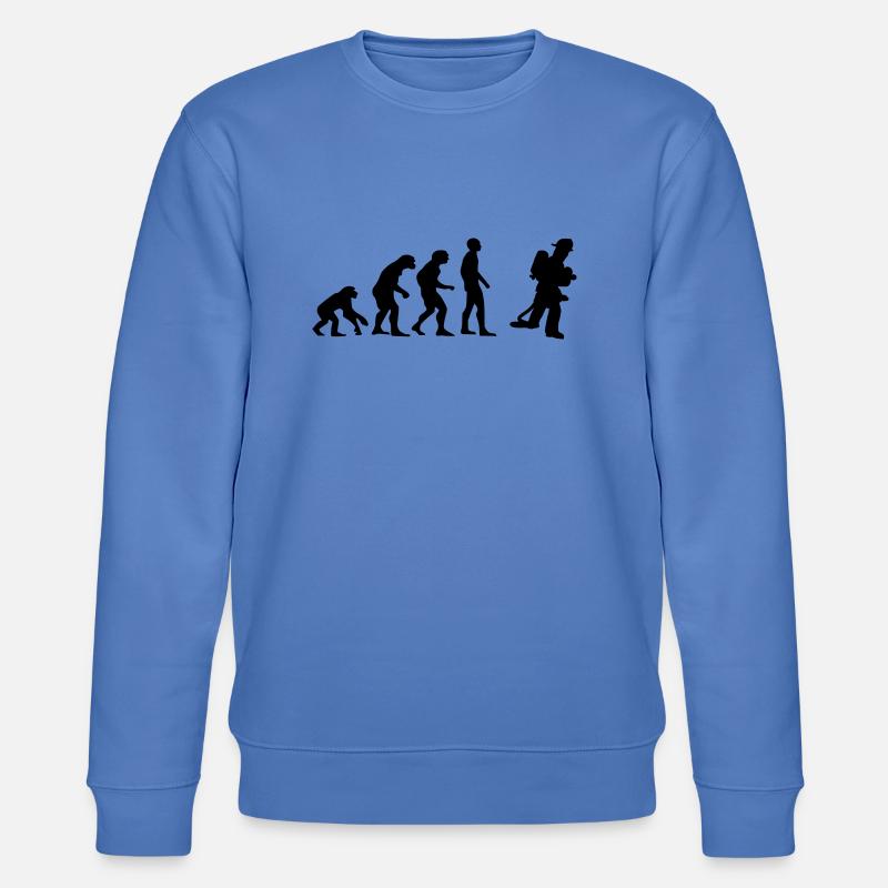 pompier evolution - Sweat bio CHANGER Stanley/Stella Unisexe - bleu