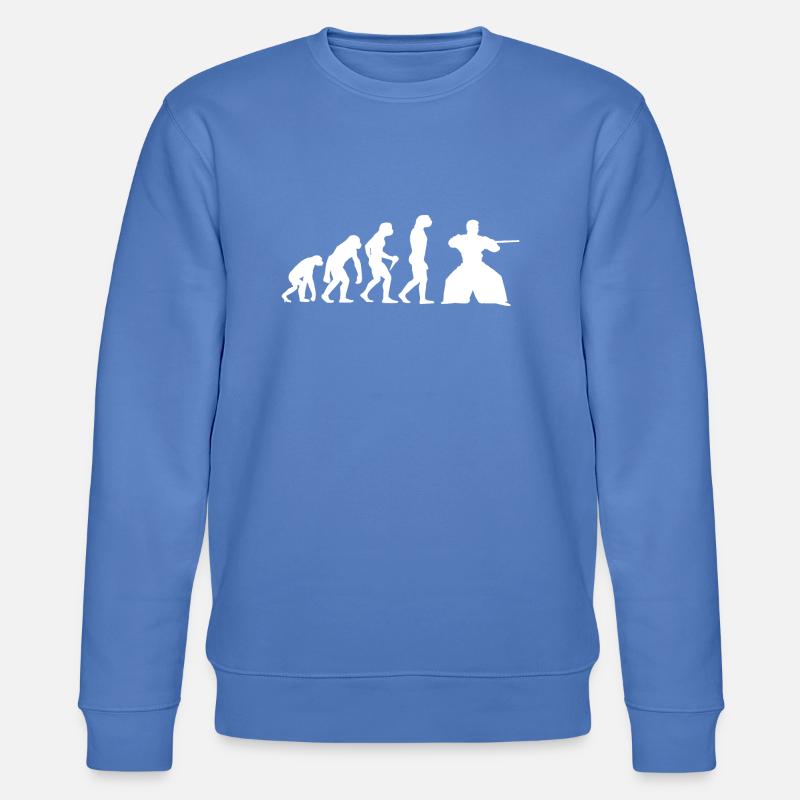 Aikido Evolution Jeunes Hommes - Sweat bio CHANGER Stanley/Stella Unisexe - bleu
