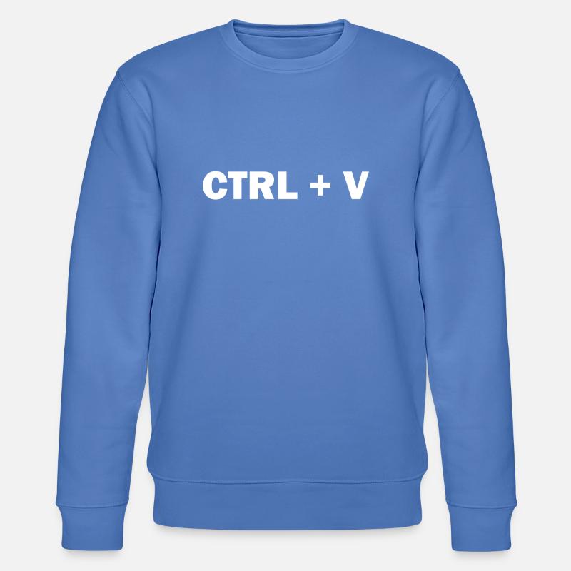 CTRL + V - Stanley/Stella Unisex Bio-Sweatshirt CHANGER  - Blau