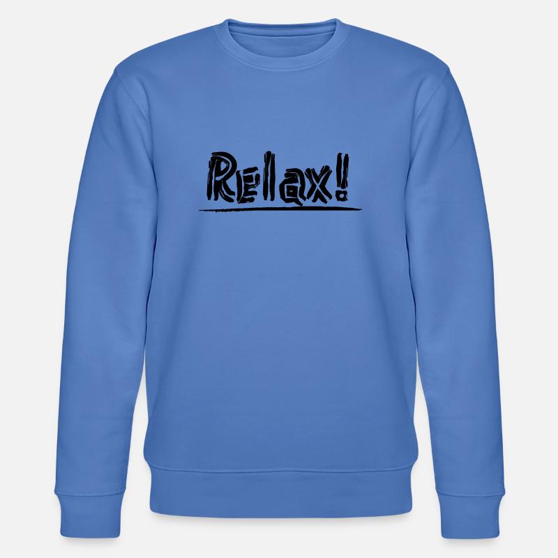 Relax! - Stanley/Stella Unisex Bio-Sweatshirt CHANGER  - Blau