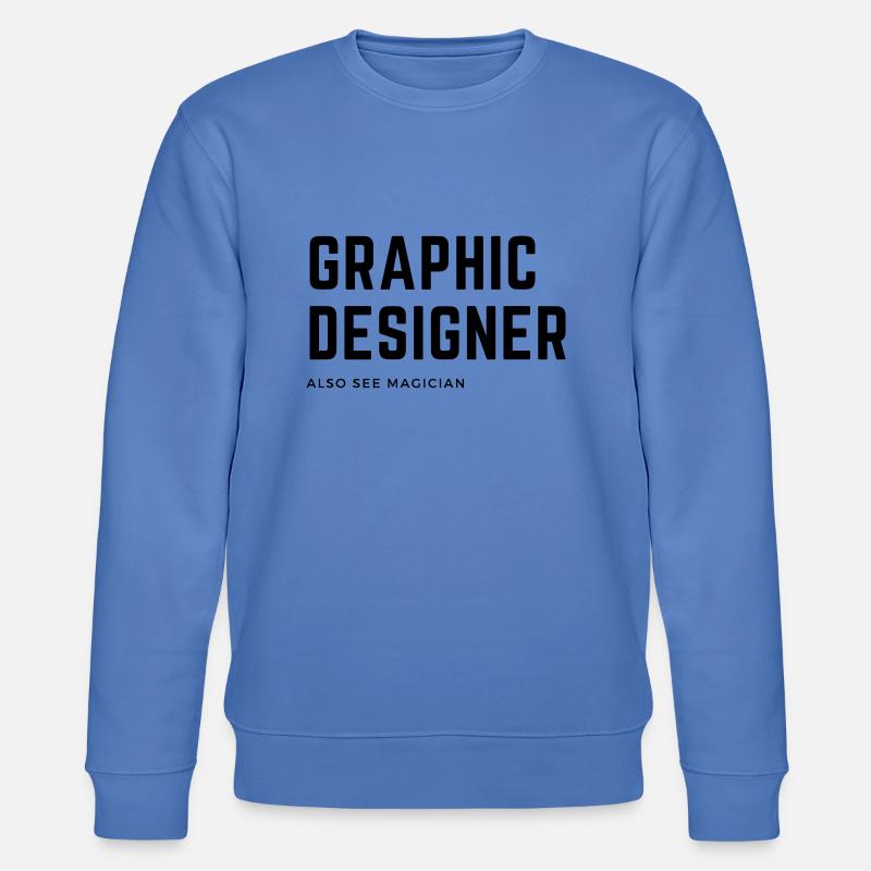 Graphic Designer - Stanley/Stella Unisex Bio-Sweatshirt CHANGER  - Blau