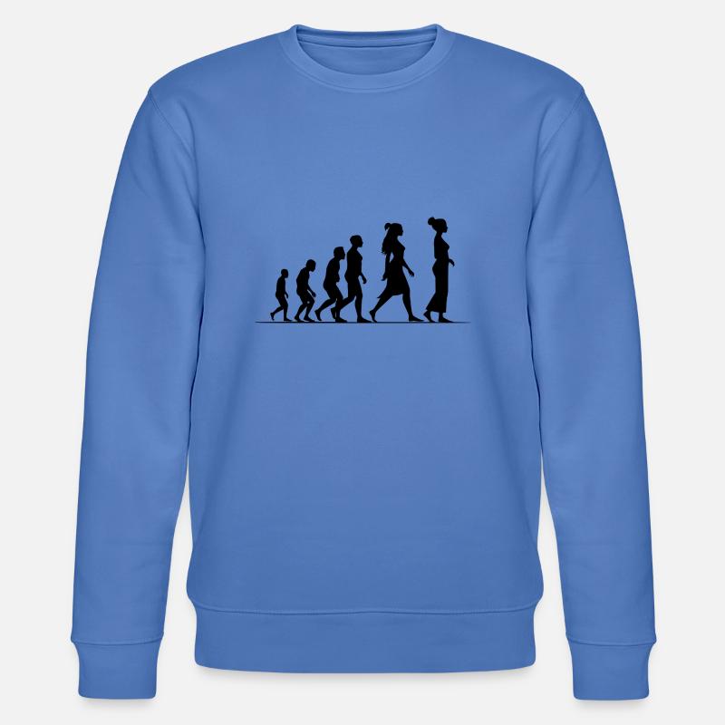 Évolution féministe - Sweat bio CHANGER Stanley/Stella Unisexe - bleu