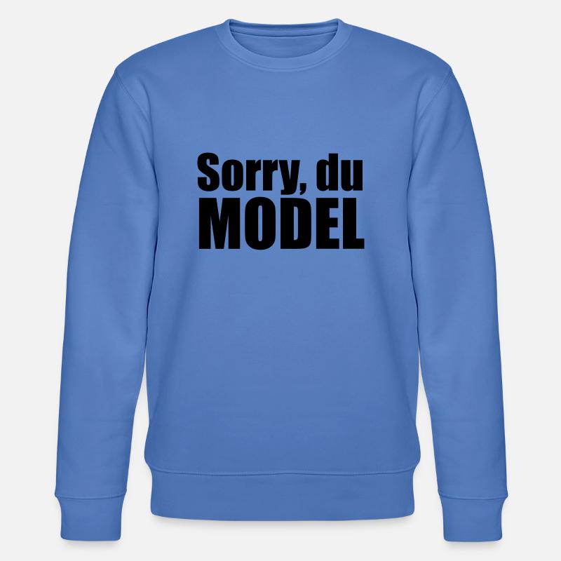 Sorry du Model - Stanley/Stella Unisex Bio-Sweatshirt CHANGER  - Blau