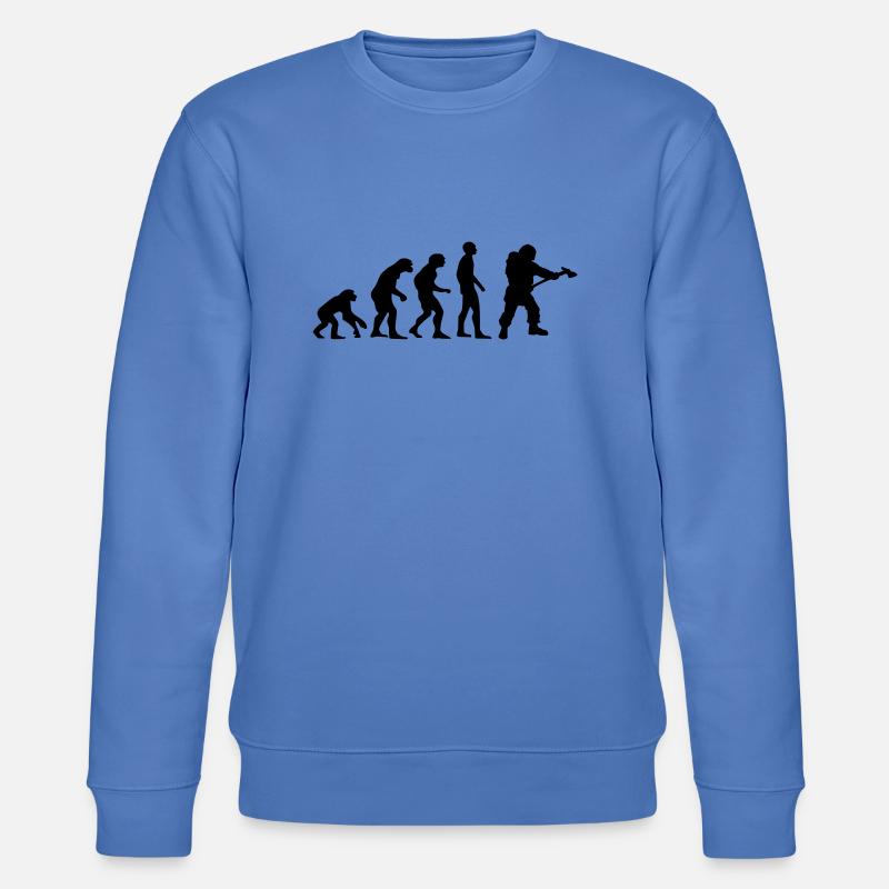 evolution Feuerwehrmann - Stanley/Stella Unisex Bio-Sweatshirt CHANGER  - Blau