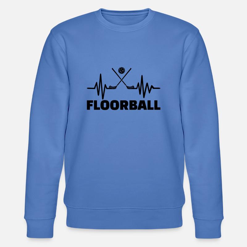 Floorball - Stanley/Stella Unisex Bio-Sweatshirt CHANGER  - Blau