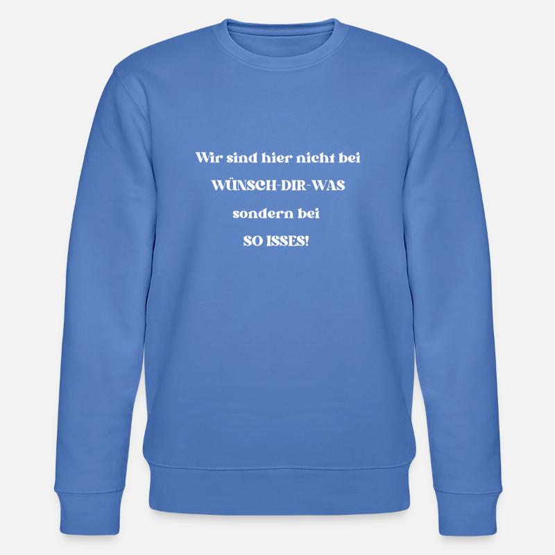 Faire un vœu - Sweat bio CHANGER Stanley/Stella Unisexe - bleu