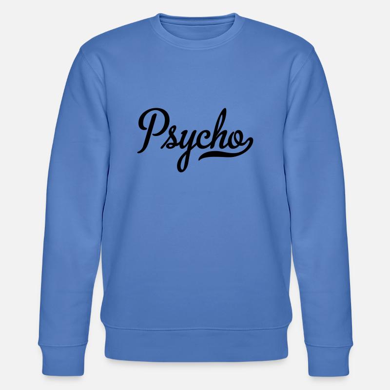 Psycho - Stanley/Stella Unisex Bio-Sweatshirt CHANGER  - Blau