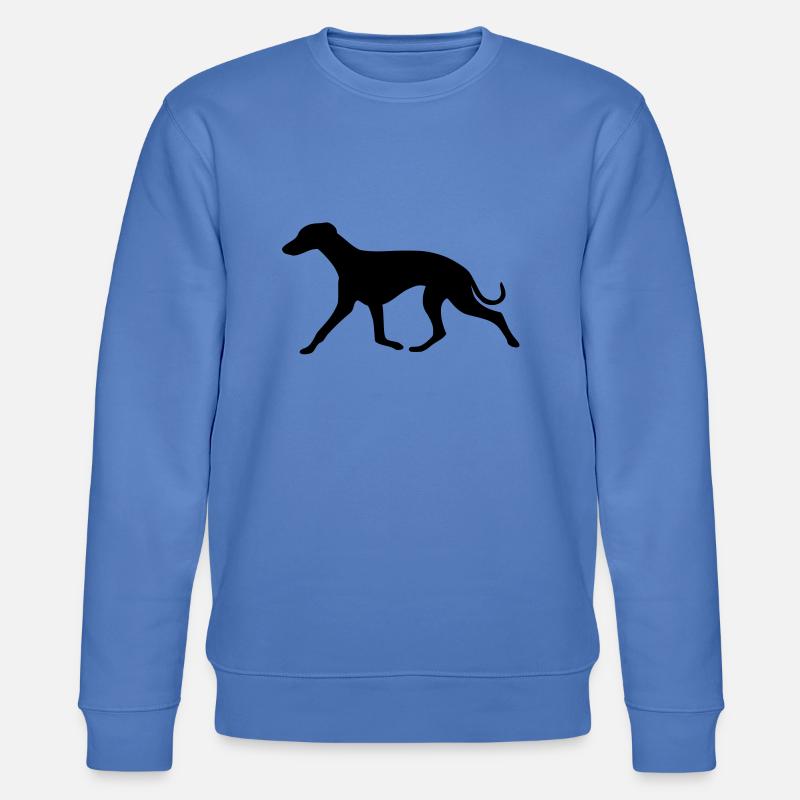 whippet2_cb - Stanley/Stella Unisex Bio-Sweatshirt CHANGER  - Blau