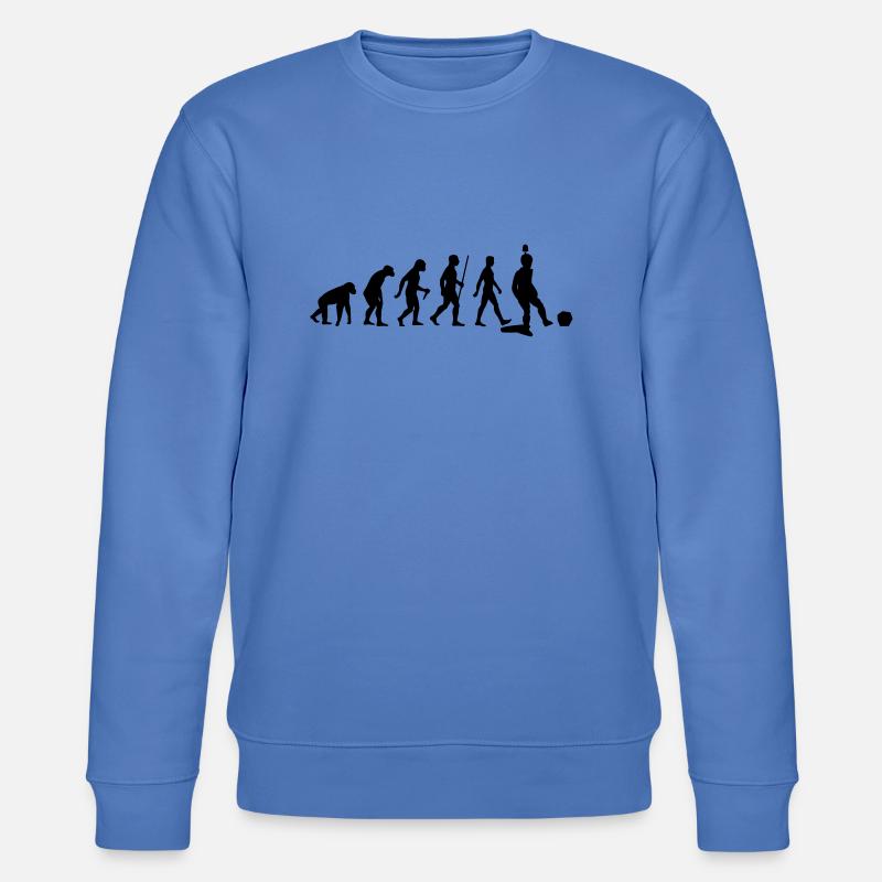 Evolution Tippkick - Stanley/Stella Unisex Bio-Sweatshirt CHANGER  - Blau
