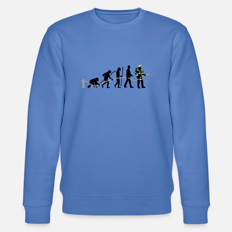 evolution_feuerwehrmann_032015_a_3c - Stanley/Stella Unisex Bio-Sweatshirt CHANGER  - Blau
