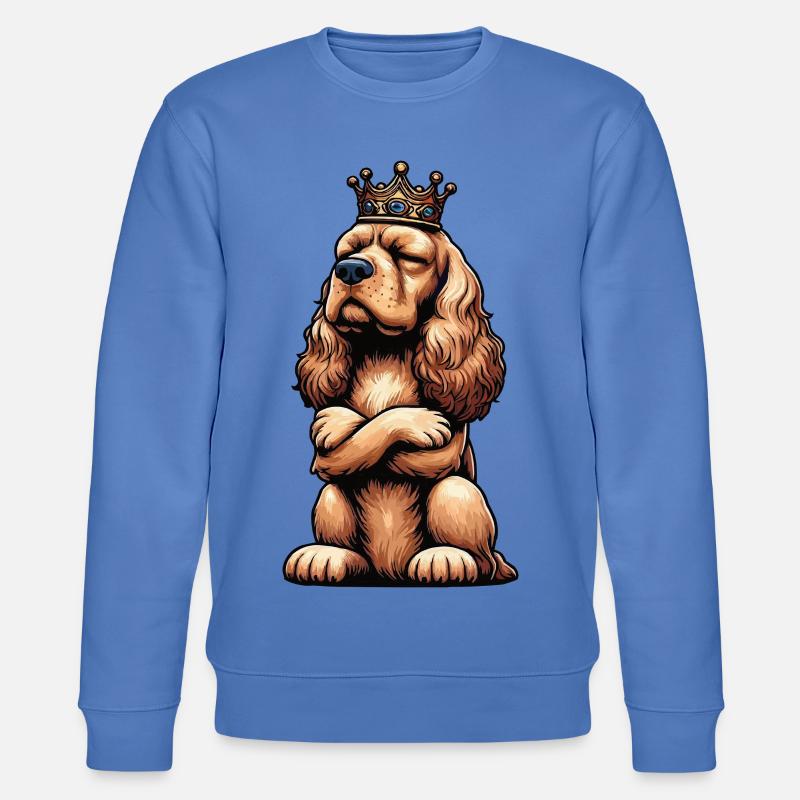 Cocker Spaniel Cockerhund Cocker Spaniel Besitzer - Stanley/Stella Unisex Bio-Sweatshirt CHANGER  - Blau