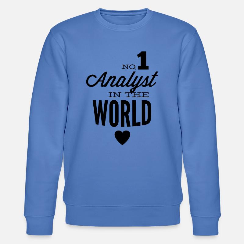 Le meilleur analyste du monde - Sweat bio CHANGER Stanley/Stella Unisexe - bleu