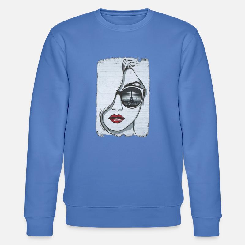 Graffeuse à Paris - Sweat bio CHANGER Stanley/Stella Unisexe - bleu