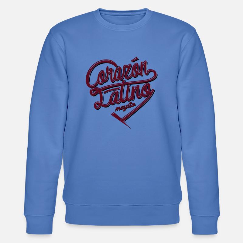corazonlatino - Stanley/Stella Unisex Bio-Sweatshirt CHANGER - Blau
