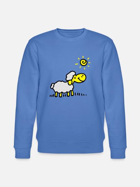 Sheep Sun 3 - Stanley/Stella CHANGER Unisex Organic Sweatshirt - bright blue