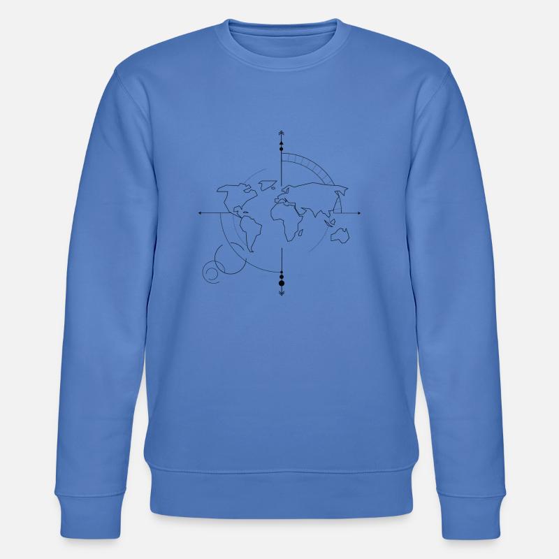 Kompass - Stanley/Stella Unisex Bio-Sweatshirt CHANGER  - Blau