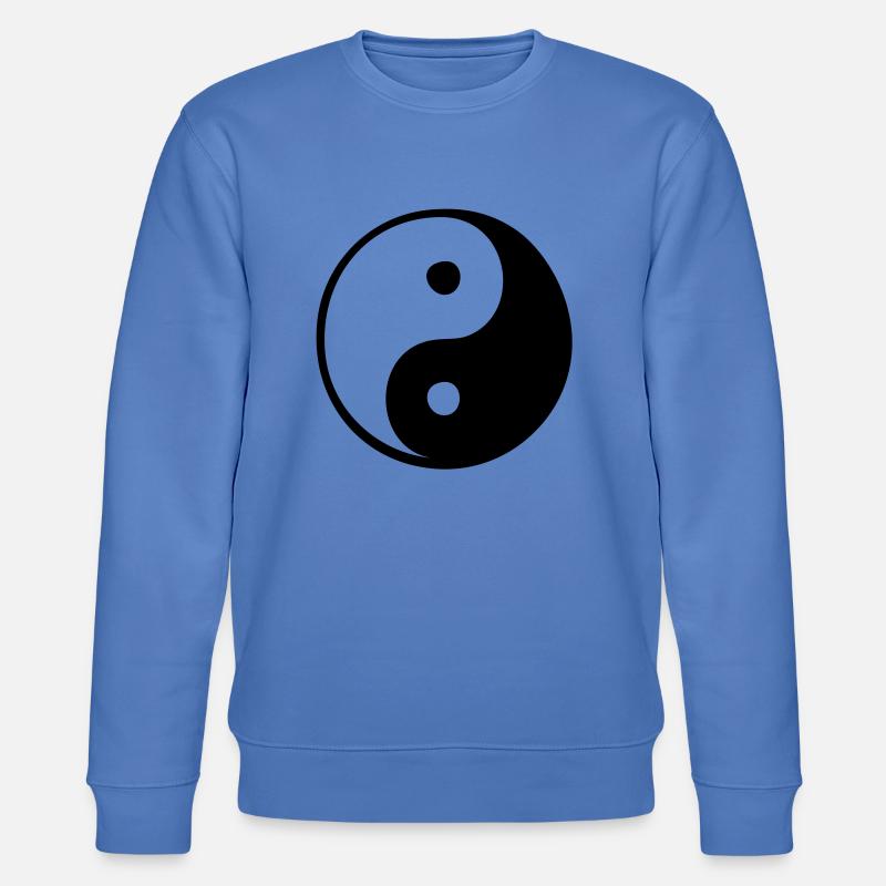 Ying Yang - Stanley/Stella Unisex Bio-Sweatshirt CHANGER  - Blau